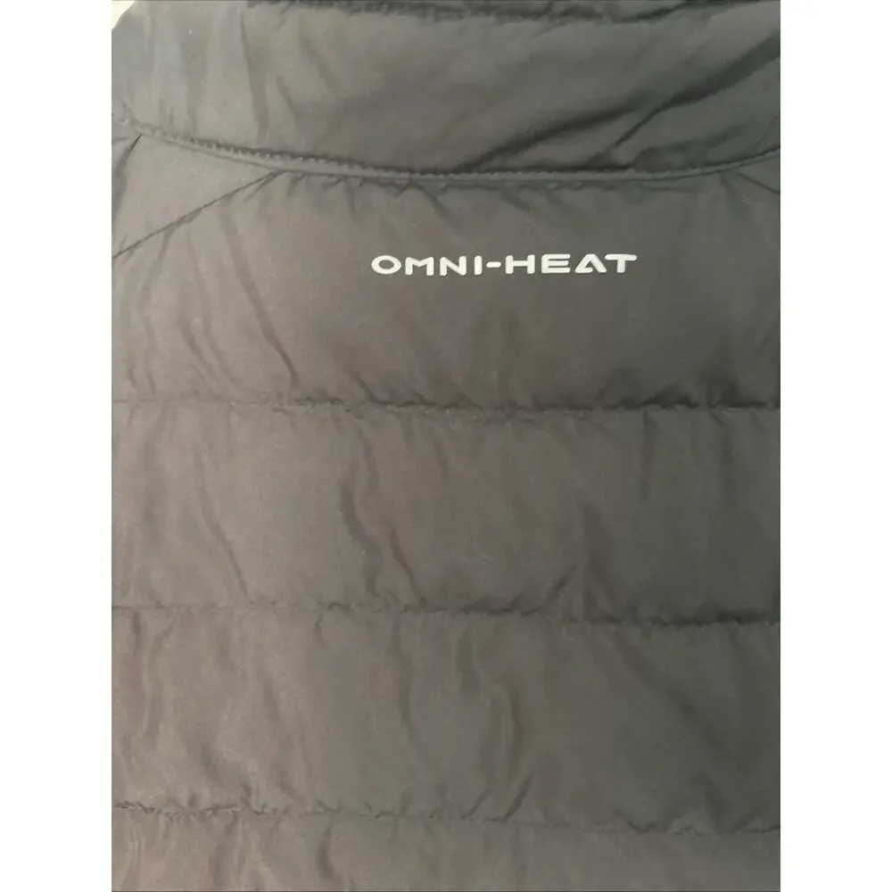 Columbia Omni- Heat Puffer Men's White Out Vest Black XL Black